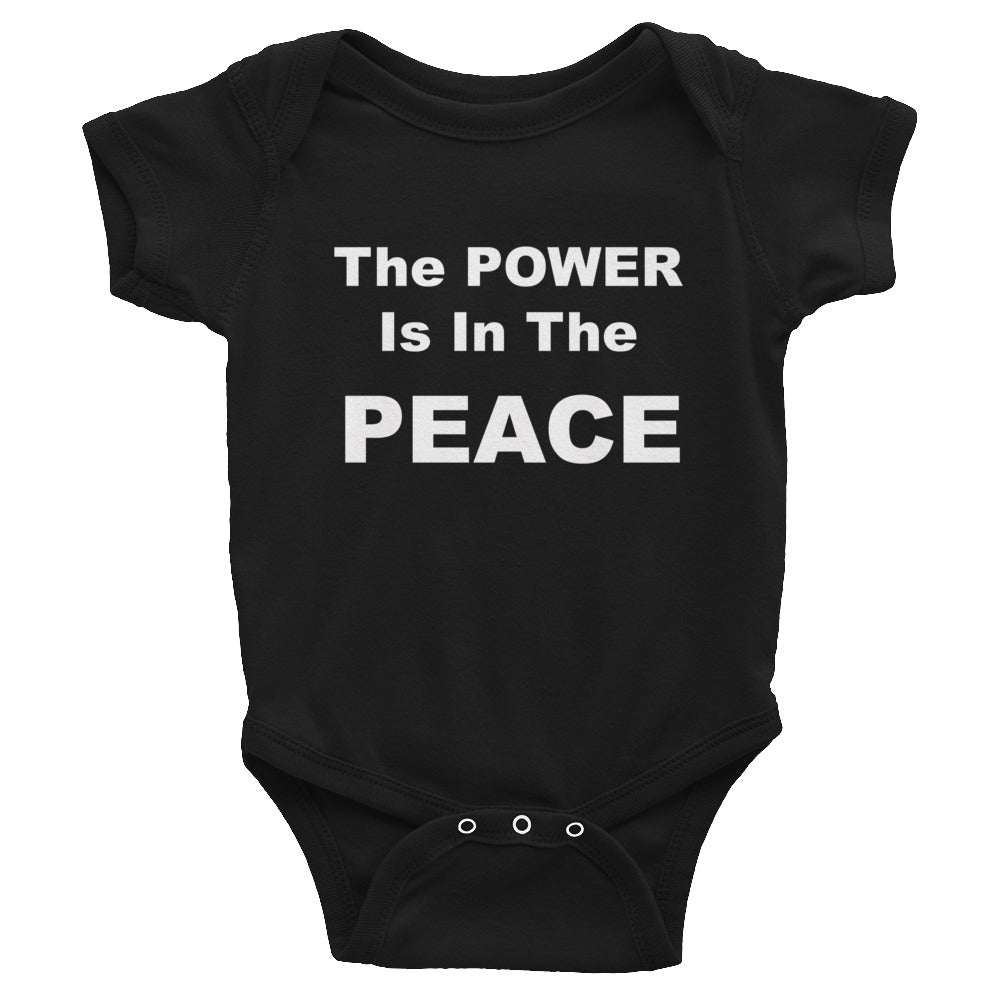The Power Is In The Peace Infant Bodysuit