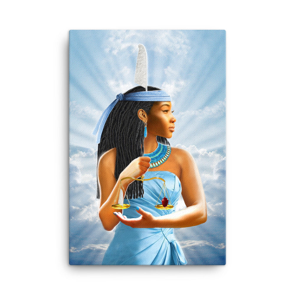 Archangels of Ancient Egypt - Maat Open Edition Canvas