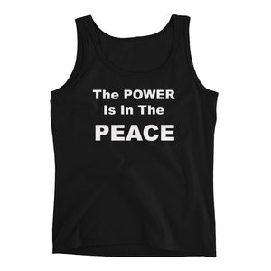 The Power Is In The Peace Ladies' Tank