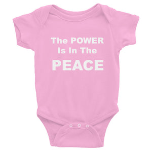 The Power Is In The Peace Infant Bodysuit